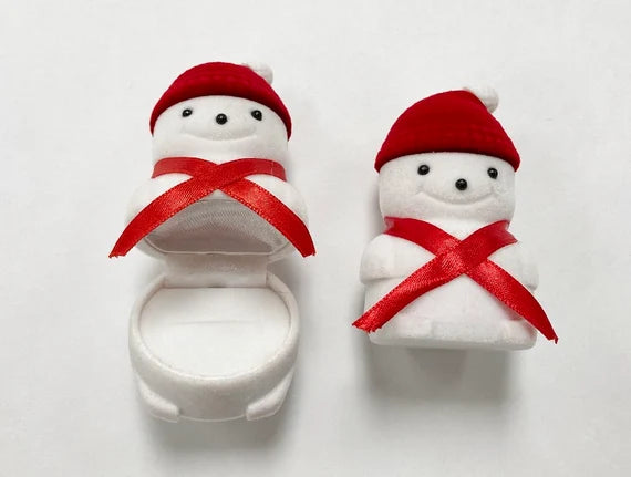 Snowman Ring Box