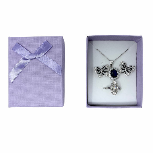 Paper Pendant Set Box - White