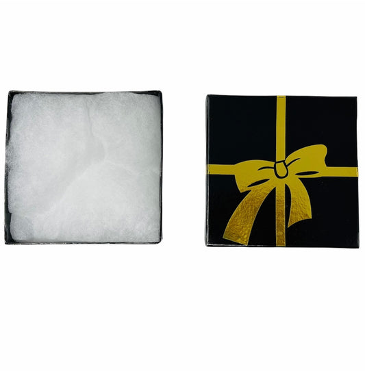 Black Cotton Paper Box - $0.49/each - AS IS - Pack of 12