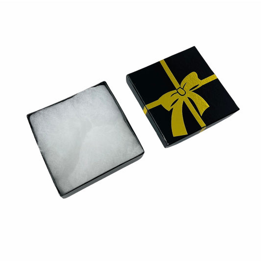 Black Cotton Paper Box - $0.49/each - AS IS - Pack of 12
