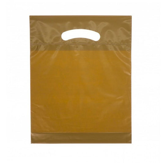 500 Boutique Die Cut Bags - Large - Gold