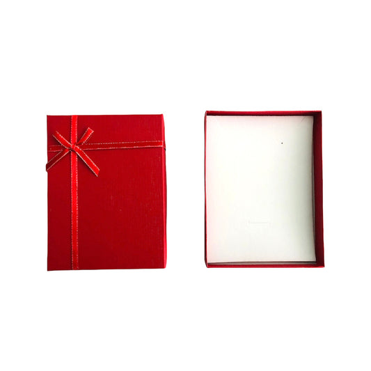 4 Pcs - Paper Necklace Set Box - Red