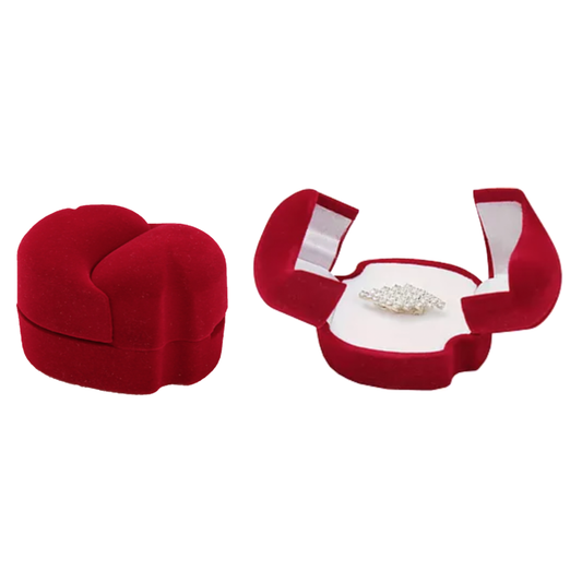 Double Heart Ring Jewellery Box