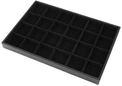 24 Slot Black pendant/storage Tray - $8.50/each