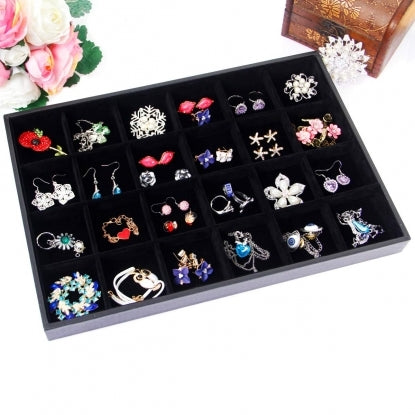 24 Slot Black pendant/storage Tray - $8.50/each