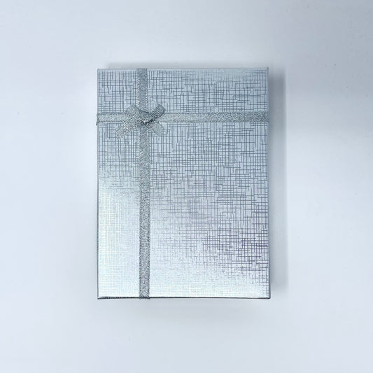 Paper Necklace Set Box - Silver