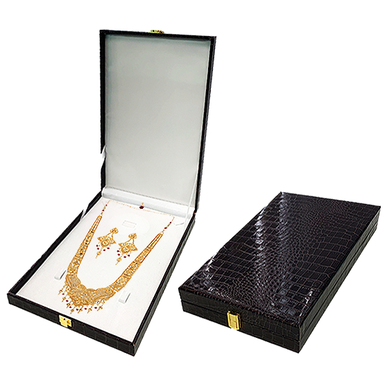 Leatherette Alligator Rani Haar Gift Box