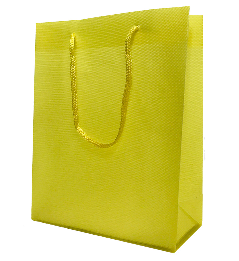 12 Assorted Colours granulated plastic gift bags - X-Small ($0.41/each)