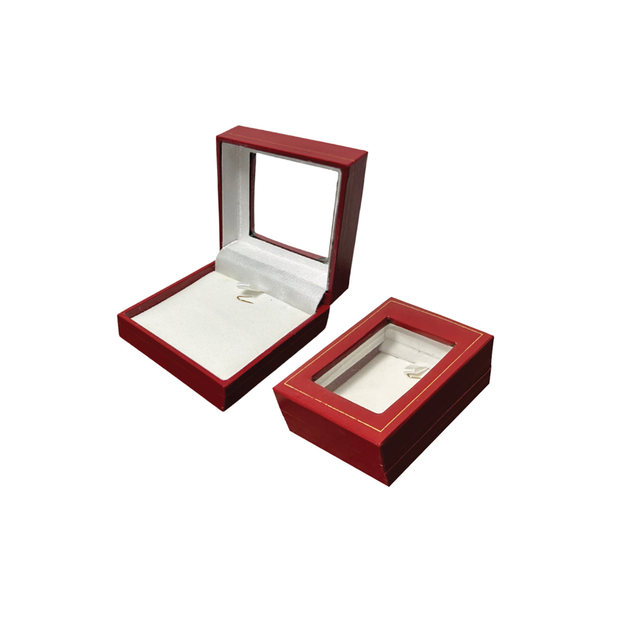 Transparent Leatherette Pendant box